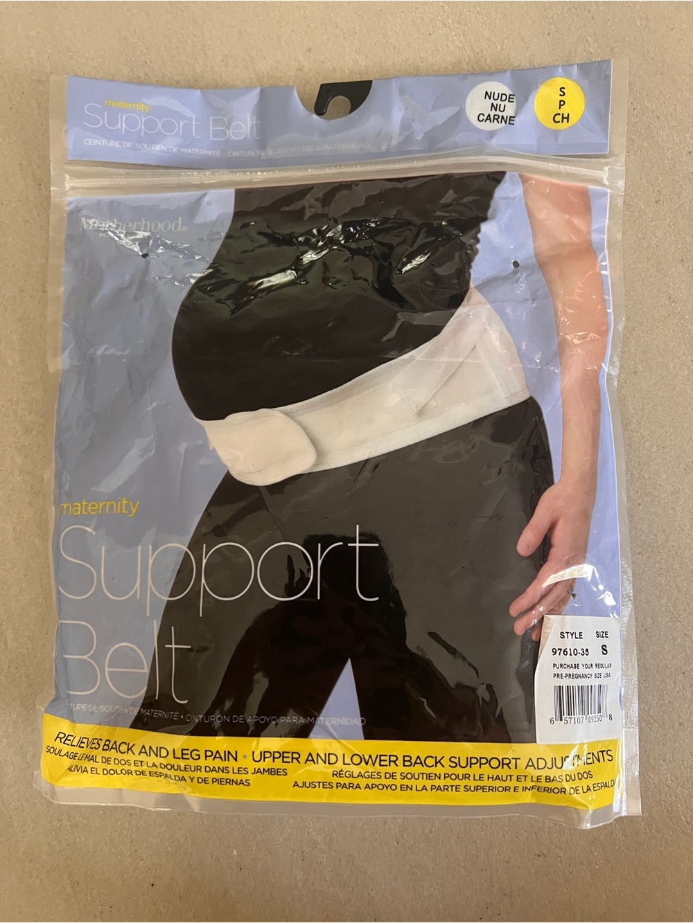 Maternity Support Belt - Nude, Size S
